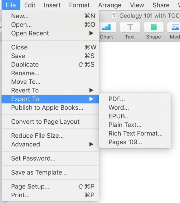 how to save as pdf file off of word