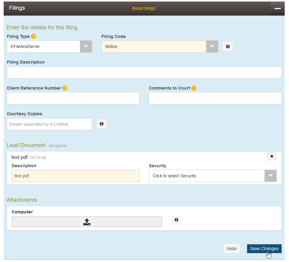 How Do I Serve My Documents Using Mail Service? eFile